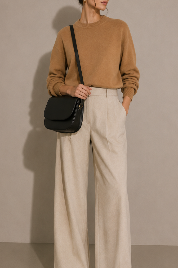 Saddle bag in black 
